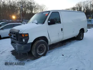 2008 Ford Econoline Cargo Commercial with VIN 1FTNE14W48DA57415, listed as a Copart auction lot 88233205 with Not Provided miles and Salvage Title. Bid and sale history available at carsss.com. Image 1.
