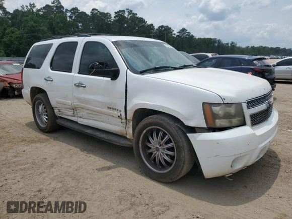 2007 Chevrolet Tahoe LTZ with VIN 1GNFC13077R339175, listed as a Copart auction lot 58924925 with Not provided miles and Salvage title. Bid and sale history available at DreamBid. Image 4.