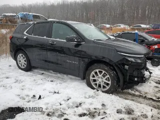 2024 Chevrolet Equinox LT with VIN 3GNAXKEG1RL113111, listed as a Copart auction lot 44694965 with 30,399 mi miles and Salvage Title. Bid and sale history available at DreamBid. Image 4.