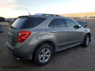 2012 Chevrolet Equinox LTZ with VIN 2GNFLFE51C6295573, listed as a Copart auction lot 46950795 with 106,742 mi miles and Salvage Title. Bid and sale history available at carsss.com. Image 3.