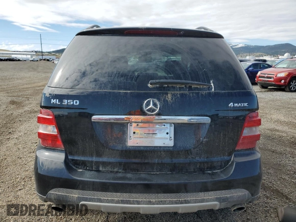 2007 Mercedes-Benz M 350 with VIN 4JGBB86E27A258279, listed as a Copart auction lot 55336165 with 162,591 mi miles and Clean Title. Bid and sale history available at DreamBid. Image 6.