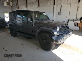 2021 Jeep Wrangler Unlimited Sport S with VIN 1C4HJXDG3MW544043, listed as a Copart auction lot 56559015 with 84,344 mi miles and Salvage title. Bid and sale history available at DreamBid. Image 4.