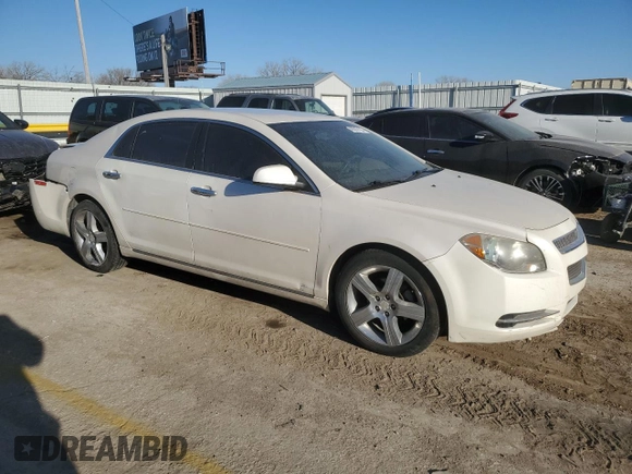 2012 Chevrolet Malibu 1LT with VIN 1G1ZC5E0XCF251414, listed as a Copart auction lot 48019195 with 179,038 mi miles and Salvage Title. Bid and sale history available at DreamBid. Image 4.