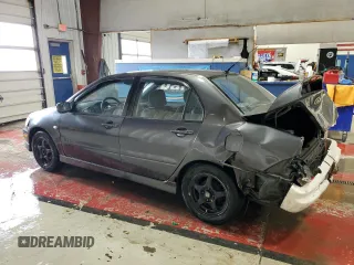 2003 Mitsubishi Lancer OZ-Rally with VIN JA3AJ86E73U055107, listed as a Copart auction lot 47532845 with 186,173 mi miles and Salvage Title. Bid and sale history available at carsss.com. Image 2.