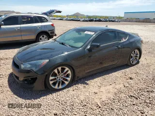 2014 Hyundai Genesis Coupe R-Spec z VIN KMHHT6KD8EU116958, wystawiony jako Copart lot #54617405 z przebiegiem 118 024 mil mil oraz Czysty tytuł • Clean title. Historia ofert i sprzedaży dostępna na DreamBid. Obrazek 1.