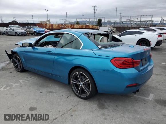 2018 BMW 4 Series 430i with VIN WBA4Z1C54JEC73435, listed as a Copart auction lot 48749835 with Not Provided miles and Salvage Title. Bid and sale history available at DreamBid. Image 2.