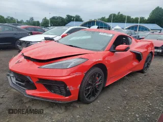 2024 Chevrolet Corvette 2LT с VIN 1G1YB2D43R5121717, выставлен на аукционе Copart как лот 61812805 с пробегом 1 084 миль миль и Списание • Salvage title. История ставок и продаж доступна на DreamBid. Изображение 1.
