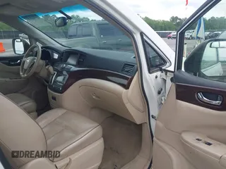 2014 Nissan Quest SL with VIN JN8AE2KP5E9100582, listed as a IAAI auction lot 42106685 with 161,491 mi miles. Bid and sale history available at carsss.com. Image 5.