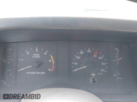 1989 Ford Mustang with VIN 1FABP44A9KF162813, listed as a IAAI auction lot 42194217 with 56,132 mi miles and . Bid and sale history available at DreamBid. Image 7.