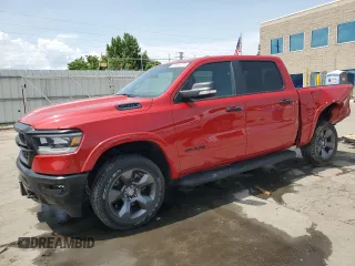 2022 Ram 1500 Big Horn with VIN 1C6RRFFG3NN251133, listed as a Copart auction lot 57909775 with 43,211 mi miles and Salvage title. Bid and sale history available at DreamBid. Image 1.
