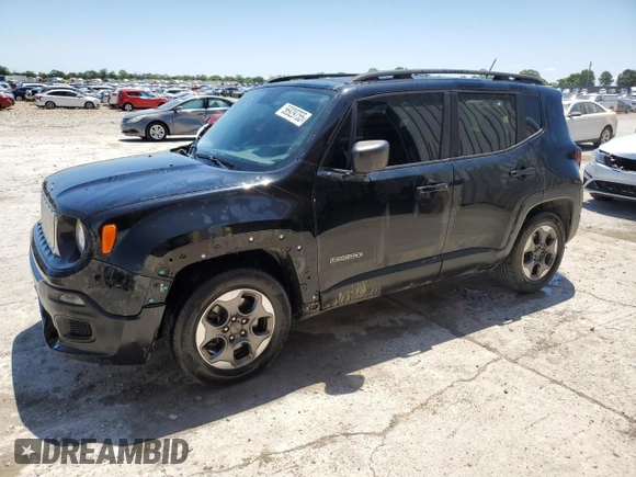 2017 Jeep Renegade Sport с VIN ZACCJAAB0HPE83379, выставлен на аукционе Copart как лот 56929755 с пробегом 180 942 миль миль и Списание • Salvage title. История ставок и продаж доступна на DreamBid. Изображение 1.