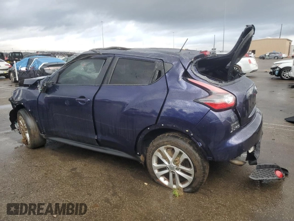 2015 Nissan Juke SV with VIN JN8AF5MV9FT557457, listed as a Copart auction lot 86496374 with Not Provided miles and Salvage Title. Bid and sale history available at DreamBid. Image 2.