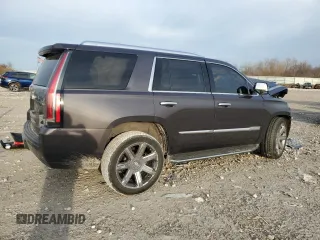 2016 Cadillac Escalade Luxury Collection z VIN 1GYS4BKJ6GR205157, wystawiony jako Copart lot #49581205 z przebiegiem Nie podano mil oraz Nie do naprawy • Non repairable. Historia ofert i sprzedaży dostępna na DreamBid. Obrazek 3.