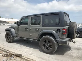 2020 Jeep Wrangler Unlimited Sport S with VIN 1C4HJXDN1LW235278, listed as a Copart auction lot 53735465 with 71,525 mi miles and Salvage title. Bid and sale history available at DreamBid. Image 2.
