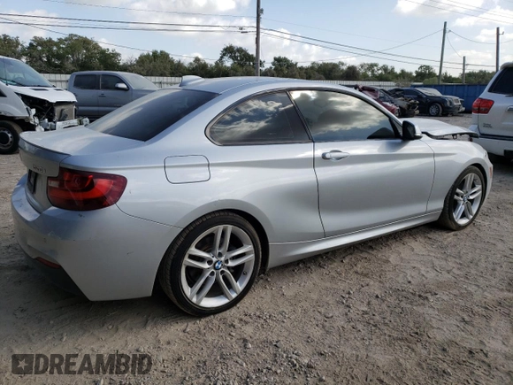 2016 BMW 2 Series 228i with VIN WBA1F9C54GV545725, listed as a Copart auction lot 62673383 with 80,266 mi miles. Bid and sale history available at carsss.com. Image 3.