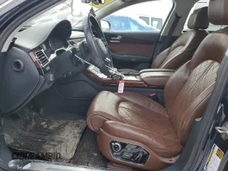 2014 Audi A8 3.0T with VIN WAURGAFD9EN002114, listed as a Copart auction lot 45370105 with 93,753 mi miles and Salvage title. Bid and sale history available at DreamBid. Image 7.