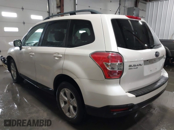 2015 Subaru Forester 2.5i Premium with VIN JF2SJADCXFH414379, listed as a IAAI auction lot 41387459 with 120,443 mi miles. Bid and sale history available at carsss.com. Image 3.
