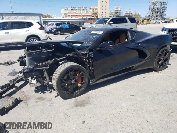2020 Chevrolet Corvette 2LT with VIN 1G1Y72D4XL5101070, listed as a Copart auction lot 48903885 with 16,226 mi miles and Salvage title. Bid and sale history available at DreamBid. Image 1.