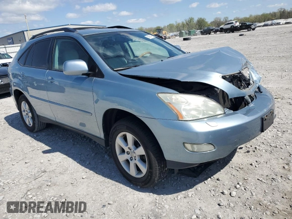 2004 Lexus RX 330 with VIN 2T2HA31U34C022407, listed as a Copart auction lot 52998415 with 147,717 mi miles and Salvage Title. Bid and sale history available at DreamBid. Image 4.