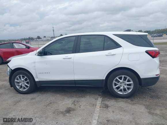 2024 Chevrolet Equinox LS with VIN 3GNAXHEG1RL102077, listed as a IAAI auction lot 41650008 with 10,745 mi miles. Bid and sale history available at carsss.com. Image 14.