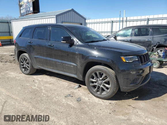 2019 Jeep Grand Cherokee High Altitude with VIN 1C4RJFCG5KC639198, listed as a Copart auction lot 46279795 with 75,359 mi miles and Salvage title. Bid and sale history available at DreamBid. Image 4.