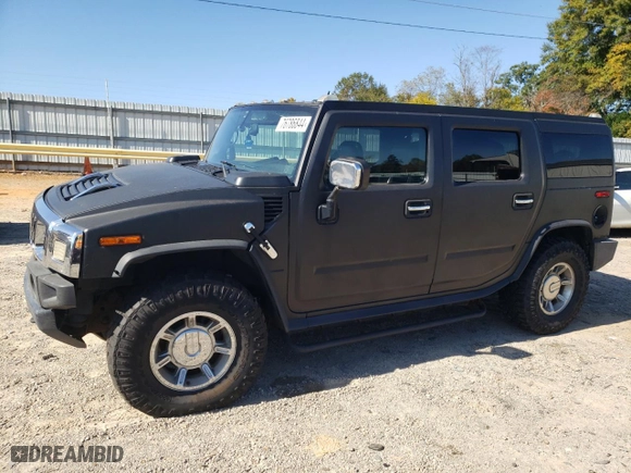 2005 Hummer H2 SUV with VIN 5GRGN23U65H108432, listed as a Copart auction lot 76786844 with 248,780 mi miles and Salvage Title. Bid and sale history available at carsss.com. Image 1.