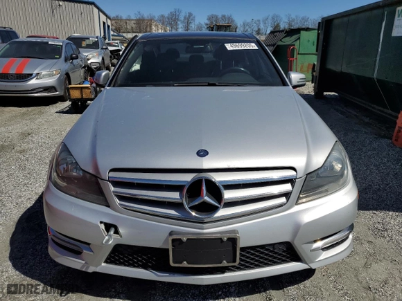 2013 Mercedes-Benz C-Class C 250 Sport with VIN WDDGF4HB6DR300403, listed as a Copart auction lot 49699205 with 130,725 mi miles and Salvage Title. Bid and sale history available at carsss.com. Image 5.