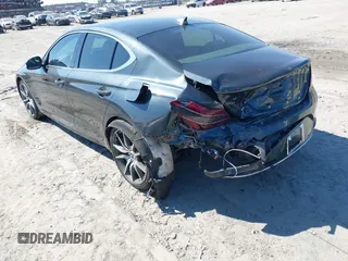 2022 Genesis G70 2.0T z VIN KMTG34TA0NU089099, wystawiony jako IAAI lot #41708106 z przebiegiem 35 550 mil mil oraz . Historia ofert i sprzedaży dostępna na DreamBid. Obrazek 3.