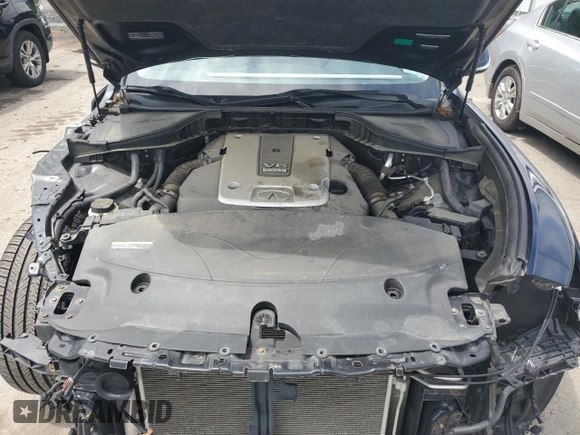 2018 Infiniti Q70 Luxe with VIN JN1BY1ARXJM220845, listed as a Copart auction lot 59738435 with 93,999 mi miles and Salvage title. Bid and sale history available at DreamBid. Image 11.