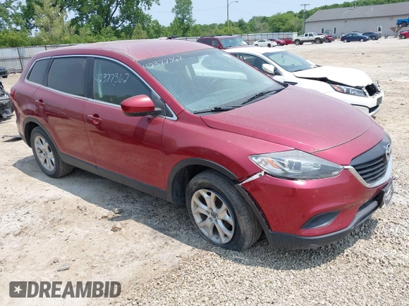 2013 Mazda CX-9 Touring with VIN JM3TB2CA7D0406488, listed as a IAAI auction lot 42377362 with 172,740 mi miles and . Bid and sale history available at DreamBid. Image 1.