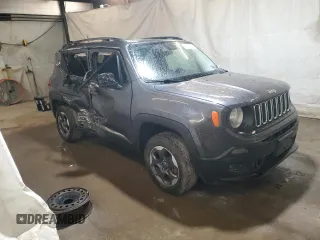 2017 Jeep Renegade Sport with VIN ZACCJBAB9HPF67335, listed as a Copart auction lot 57767265 with 95,431 mi miles and Salvage title. Bid and sale history available at DreamBid. Image 4.