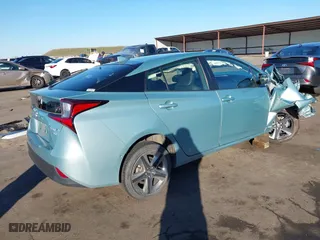 2019 Toyota Prius L Eco with VIN JTDKARFU5K3098982, listed as a IAAI auction lot 41295370 with 1 mi miles. Bid and sale history available at carsss.com. Image 4.