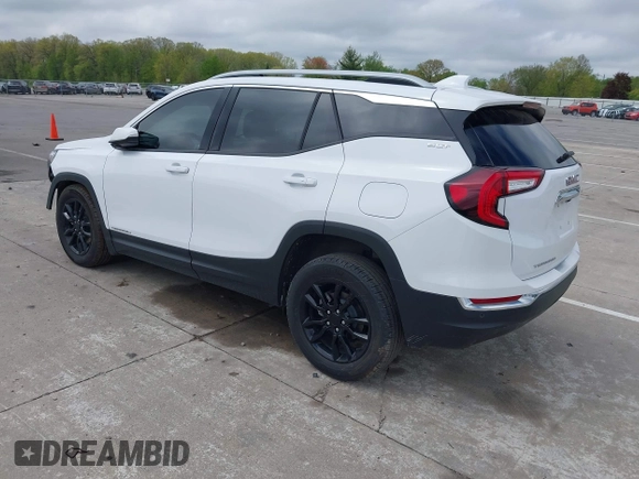 2024 GMC Terrain SLT z VIN 3GKALPEG5RL384887, wystawiony jako IAAI lot #42192857 z przebiegiem 4 267 mil mil oraz . Historia ofert i sprzedaży dostępna na DreamBid. Obrazek 3.