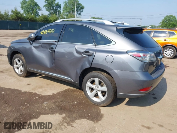 2012 Lexus RX 350 with VIN 2T2BK1BA1CC122970, listed as a IAAI auction lot 42429180 with 209,144 mi miles and . Bid and sale history available at DreamBid. Image 3.