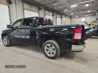 2020 Ram 1500 Big Horn with VIN 1C6SRFFT5LN117445, listed as a Copart auction lot 58014325 with 79,345 mi miles and Salvage title. Bid and sale history available at DreamBid. Image 2.