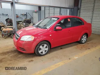 2007 Chevrolet Aveo LS z VIN KL1TD566X7B168714, wystawiony jako Copart lot #47942785 z przebiegiem 116 010 mil mil oraz Szkody całkowita. Historia ofert i sprzedaży dostępna na DreamBid. Obrazek 1.