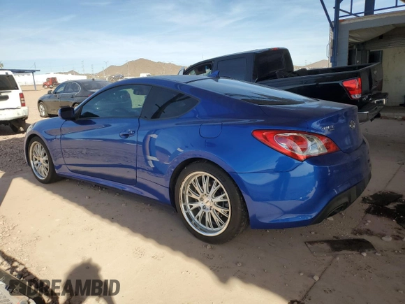 2011 Hyundai Genesis Coupe with VIN KMHHT6KD9BU054742, listed as a Copart auction lot 42587585 with 101,310 mi miles and Salvage title. Bid and sale history available at DreamBid. Image 2.