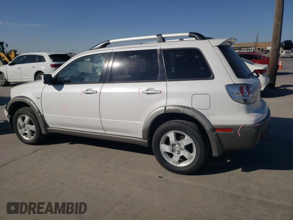 2003 Mitsubishi Outlander XLS with VIN JA4LX41G63U060724, listed as a Copart auction lot 75613604 with 51,058 mi miles and Salvage Title. Bid and sale history available at carsss.com. Image 2.