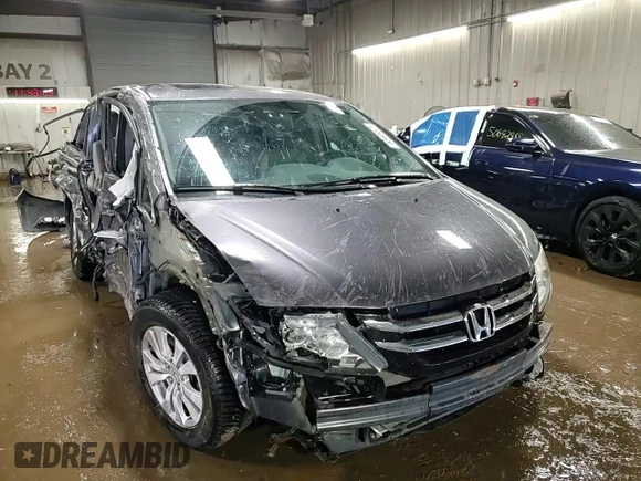 2015 Honda Odyssey EX-L with VIN 5FNRL5H64FB051046, listed as a Copart auction lot 50446525 with 152,983 mi miles and Salvage Title. Bid and sale history available at DreamBid. Image 14.