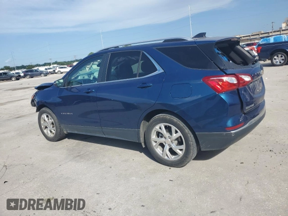 2021 Chevrolet Equinox LT with VIN 3GNAXKEV3ML324074, listed as a Copart auction lot 62095445 with 54,073 mi miles and Salvage title. Bid and sale history available at DreamBid. Image 2.
