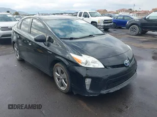 2013 Toyota Prius One with VIN JTDKN3DU4D5617063, listed as a IAAI auction lot 41461279 with 247,219 mi miles. Bid and sale history available at carsss.com. Image 1.