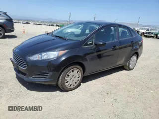 2019 Ford Fiesta S with VIN 3FADP4AJ5KM127828, listed as a Copart auction lot 56015465 with 125,714 mi miles and Salvage title. Bid and sale history available at DreamBid. Image 1.