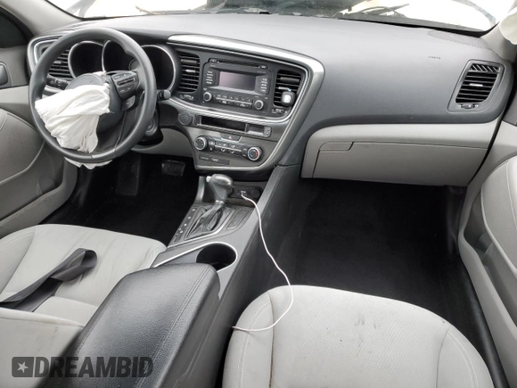 2014 Kia Optima LX z VIN 5XXGM4A73EG266544, wystawiony jako Copart lot #53988705 z przebiegiem 66 356 mil mil oraz Szkoda całkowita • Salvage title. Historia ofert i sprzedaży dostępna na DreamBid. Obrazek 8.