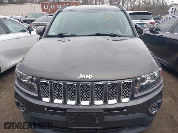 2017 Jeep Compass High Altitude with VIN 1C4NJDEBXHD193802, listed as a IAAI auction lot 41718878 with 123,949 mi miles. Bid and sale history available at carsss.com. Image 12.