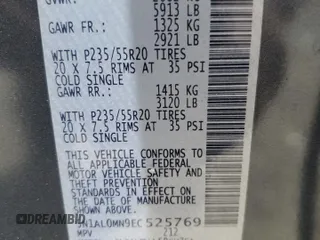 2014 Infiniti QX60 z VIN 5N1AL0MN9EC525769, wystawiony jako Copart lot #62392165 z przebiegiem 196 059 mil mil oraz Szkoda całkowita • Salvage title. Historia ofert i sprzedaży dostępna na DreamBid. Obrazek 13.