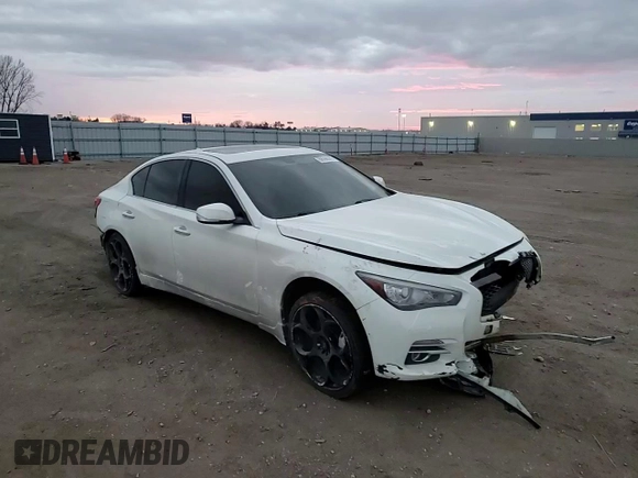 2017 Infiniti Q50 3.0t Signature Edition with VIN JN1EV7AR6HM839297, listed as a Copart auction lot 88598045 with 78,307 mi miles and Salvage Title. Bid and sale history available at carsss.com. Image 10.