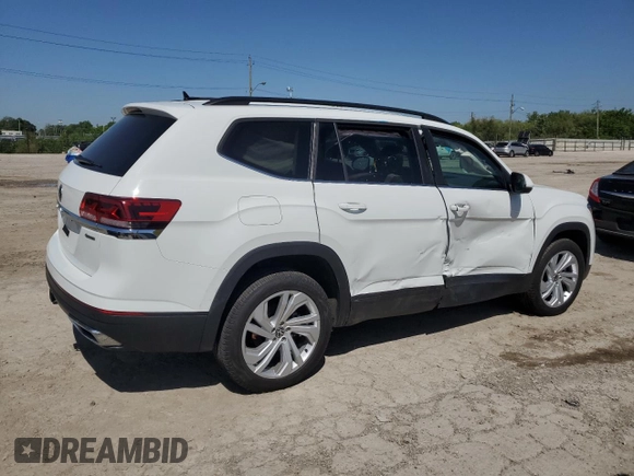 2023 Volkswagen Atlas SE с VIN 1V2HR2CA6PC534636, выставлен на аукционе Copart как лот 57230195 с пробегом 21 961 миль миль и Списание • Salvage title. История ставок и продаж доступна на DreamBid. Изображение 3.