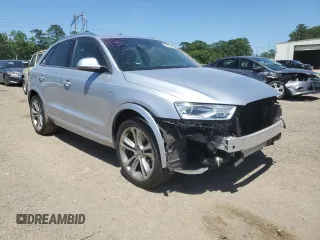 2018 Audi Q3 Premium with VIN WA1BCCFS6JR004863, listed as a Copart auction lot 50383263 with 74,102 mi miles. Bid and sale history available at carsss.com. Image 4.