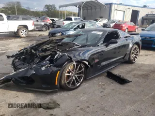 2017 Chevrolet Corvette Grand Sport 1LT with VIN 1G1YW2D77H5117733, listed as a Copart auction lot 73916914 with 36,266 mi miles and Salvage Title. Bid and sale history available at carsss.com. Image 1.