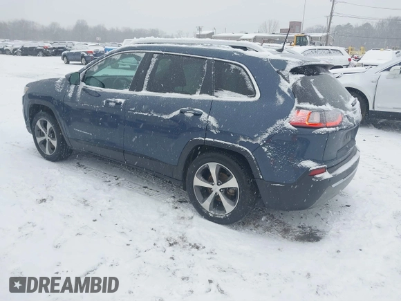 2020 Jeep Cherokee Limited with VIN 1C4PJLDB9LD535253, listed as a IAAI auction lot 41229463 with 97,758 mi miles. Bid and sale history available at carsss.com. Image 3.
